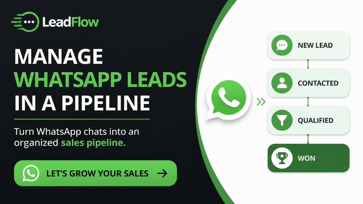How to Manage WhatsApp Leads in a Pipeline